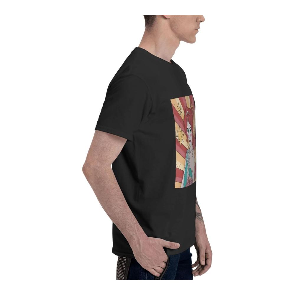 Herren Kurzarm T-Shirt Crew Neck Digitaldruck Komfortbekleidung Sommer Oberteil Casual Tee Shirt für Männer – Bild 3