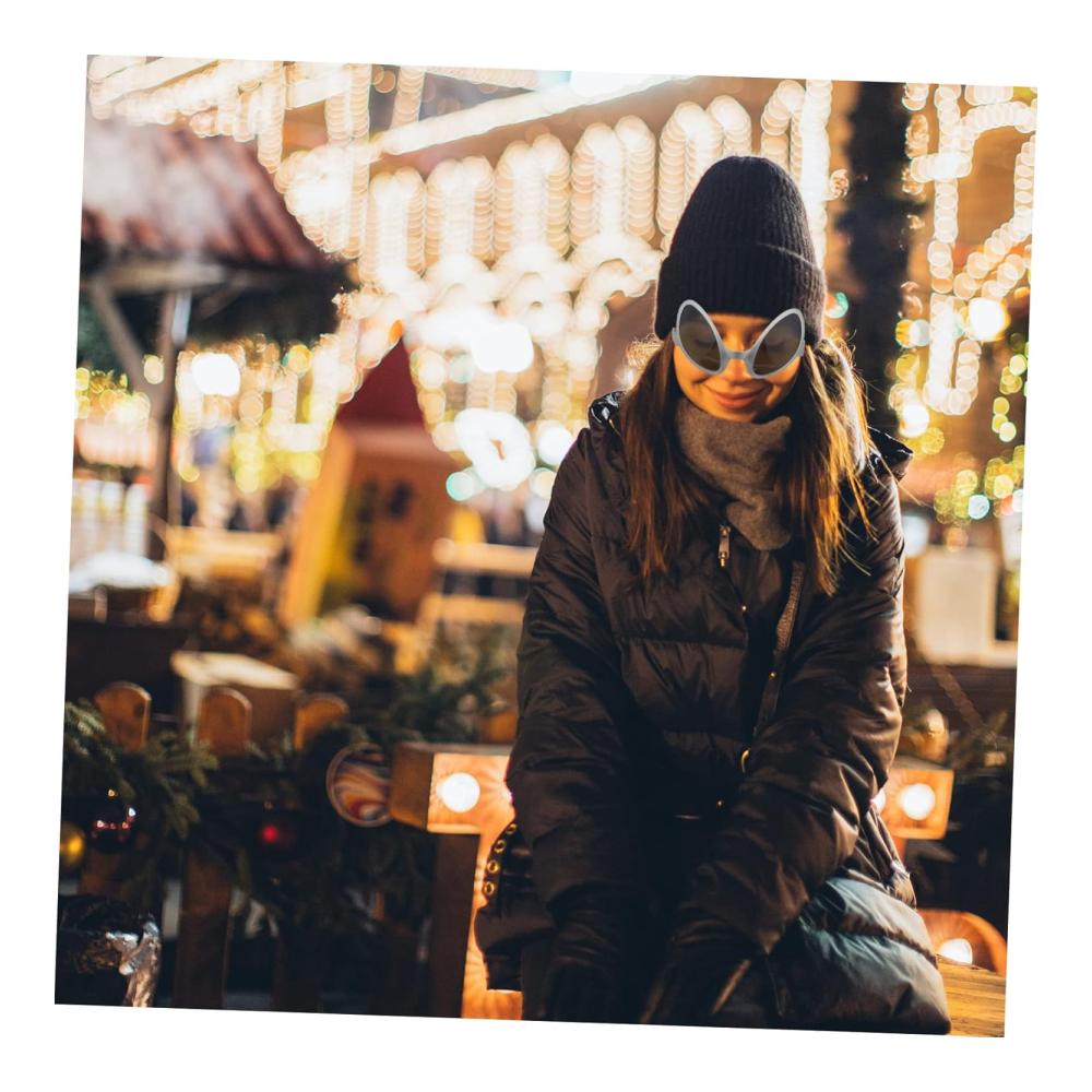 10 Stück Alien Sonnenbrille Halloween Kostüm Accessoires lustige Sonnenbrille Festival Party Brille Sonnenschutz für Erwachsene und Kinder – Bild 3