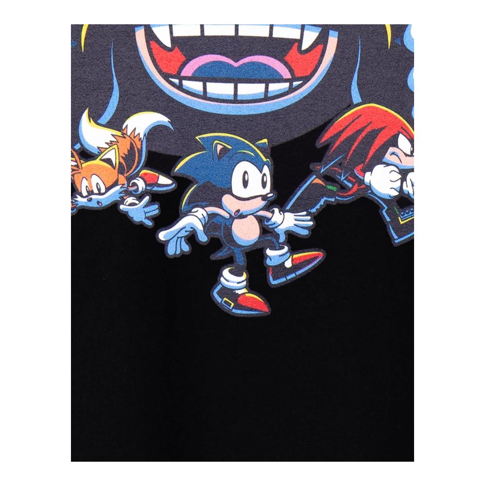 Sonic The Hedgehog Herren T-Shirt | Dr. Eggman Halloween Schwarz Kurzarm Grafik T-Shirt | Robotnik 90er Retro Spiel Merchandise | Gaming Klassiker Fanartikel – Bild 9
