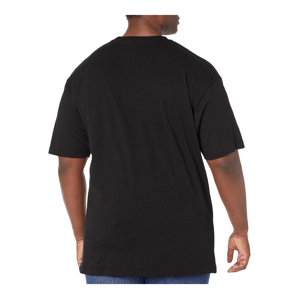 Große Größen Herren-Klassiker in Schatten Kurzarm-T-Shirt Tops für Männer Big & Tall Kurzarm-Shirt Herren-Kurzarm-Tops Schatten-Design – Bild 2