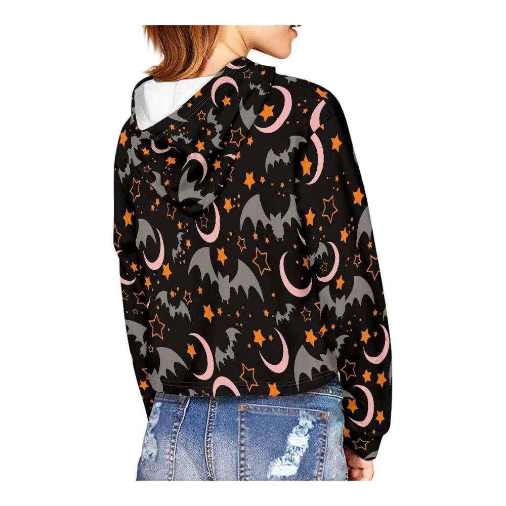 Mädchen Casual Hooded Sweatshirts Leichtgewicht Langarm Crop Tops Hoodies Größe 5-14 Jahre für Mädchen Kinder Kleidung – Bild 3