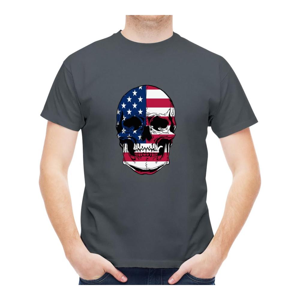 Schädel Amerikanische Flagge5