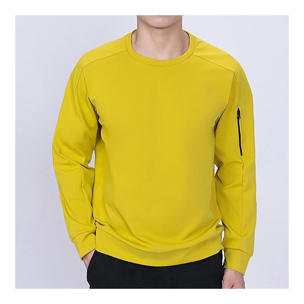 Herren Casual Sweatshirts 2024 Herbstmode Leicht Sport Pullover Lounge Langarm Rundhals Trendy Pullover Sweatshirt – Bild 2