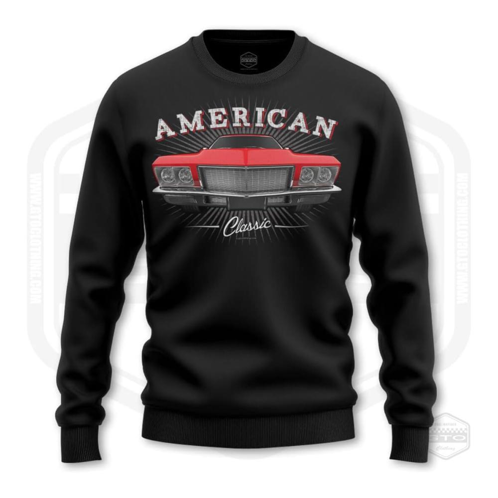 Herren 1971 Riviera Amerikanischer Luxuswagen Pullover Sweatshirt für Männer Oldtimer Auto Fan Geschenk – Bild 5