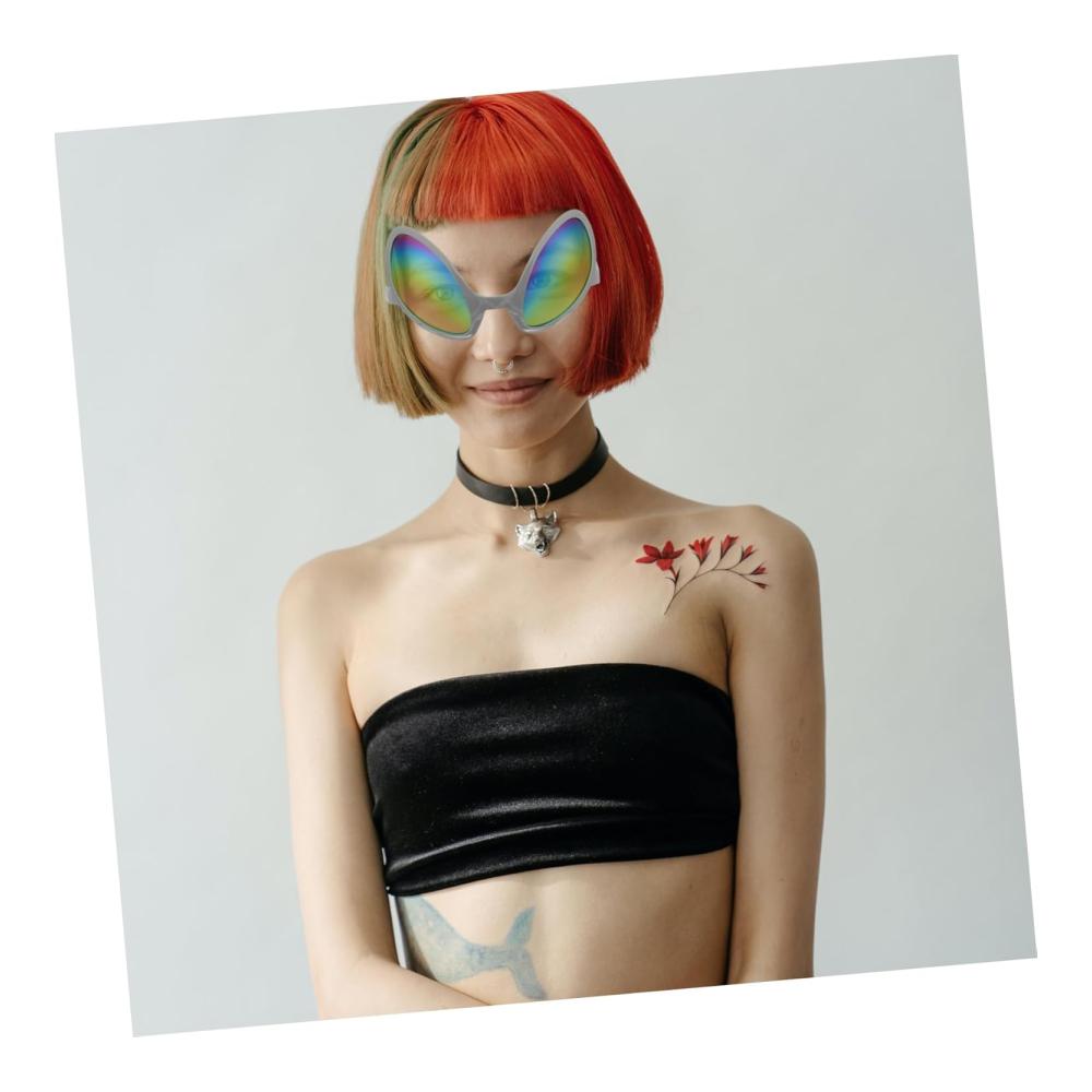 10 Stück Alien Sonnenbrille Halloween Kostüm Accessoires lustige Sonnenbrille Festival Party Brille Sonnenschutz für Erwachsene und Kinder – Bild 5