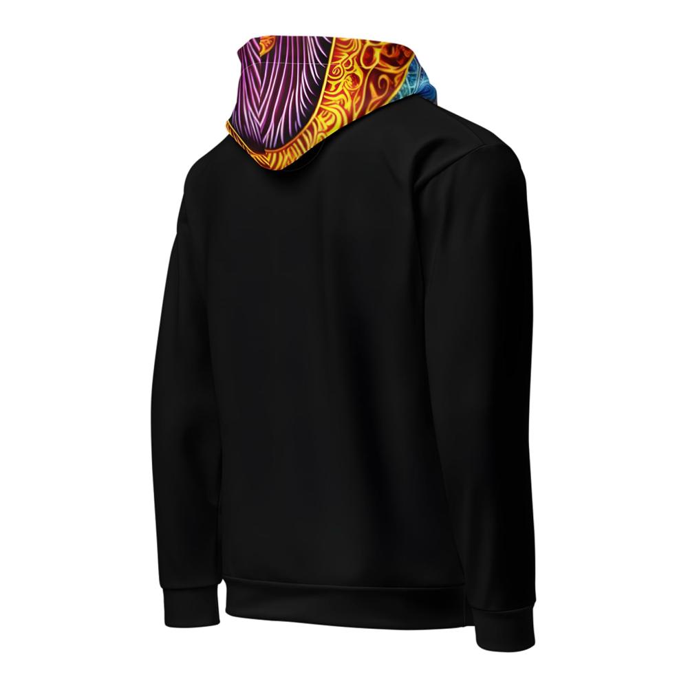 Fungus & Amongus | Unisex Hoodie | Psychedelic Cosmic Cap Motif | Ökologische umweltfreundliche weiche und coole Sweatjacke für Männer und Frauen – Bild 4