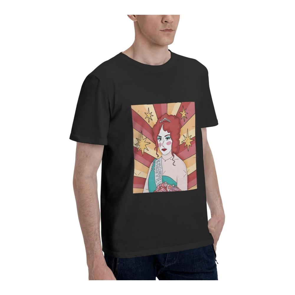 Herren Kurzarm T-Shirt Crew Neck Digitaldruck Komfortbekleidung Sommer Oberteil Casual Tee Shirt für Männer – Bild 2