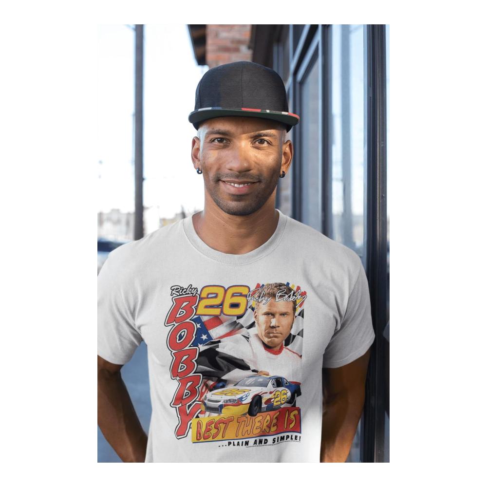 Talladega Nights Ricky Bobby Best There is Plain and Simple Lustiger Erwachsenen Kurzarm T Shirt Comedy Graphic Tee Film Fan Artikel – Bild 3