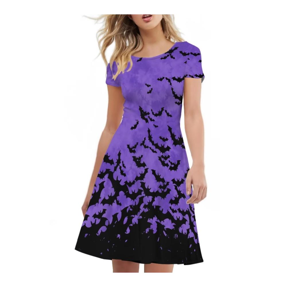 Lila Gothic Fledermaus