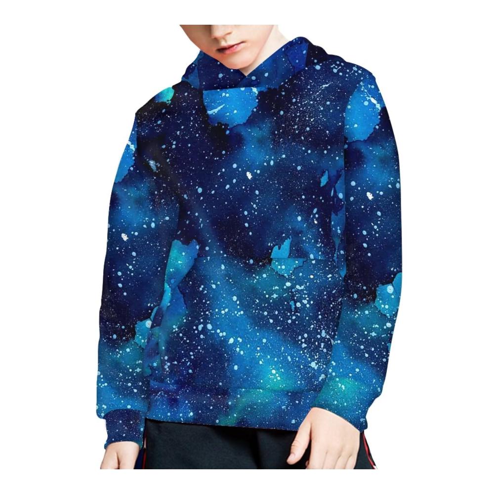 Blaue Spritztinte Galaxie