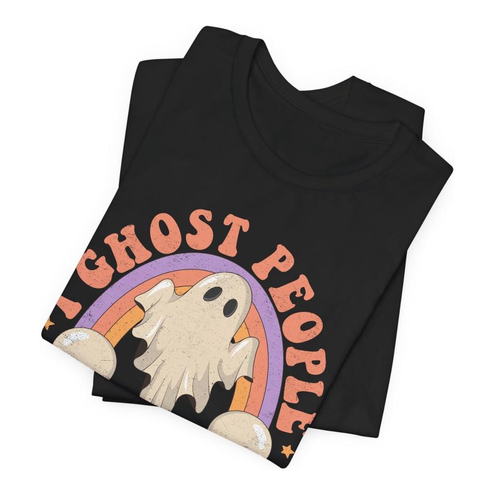 Geister Leute T-Shirt - Retro Halloween-Shirt für gruselige Partys - Lustiges Geschenk für Ihn oder Sie – Bild 3