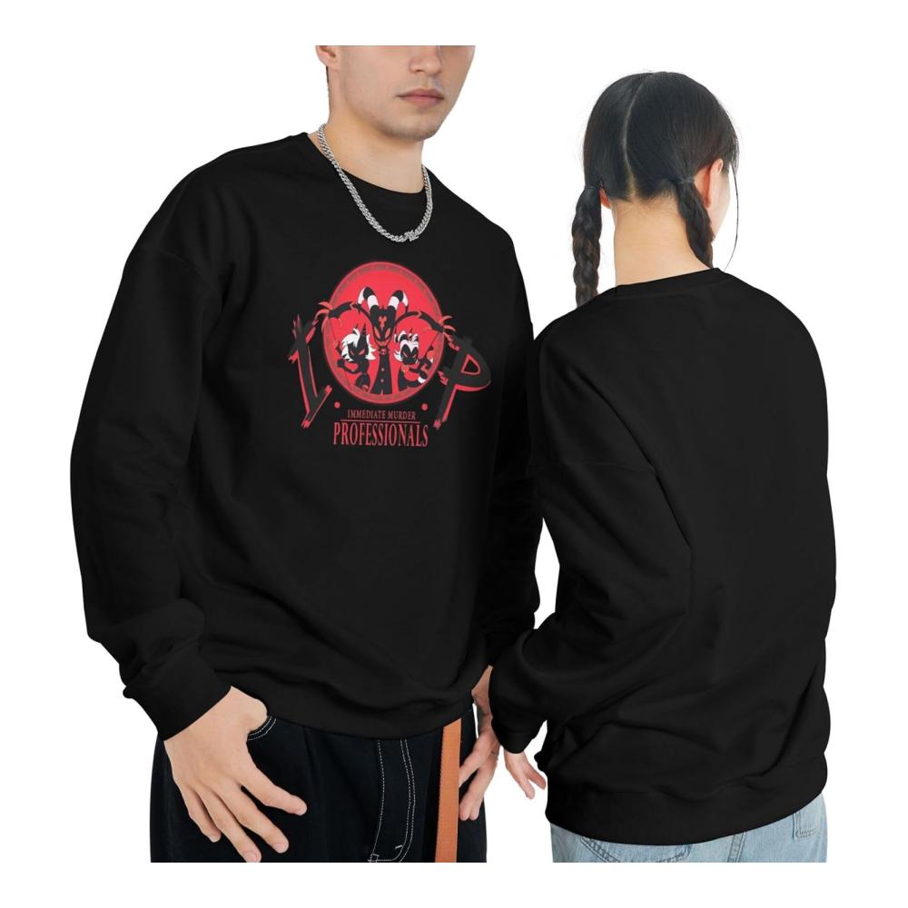 Unisex Hoodies Langarm Paar-Sweatshirt Mode Rundhalsausschnitt Pullover Jugend Oberteile Freizeitbekleidung für Männer und Frauen – Bild 5