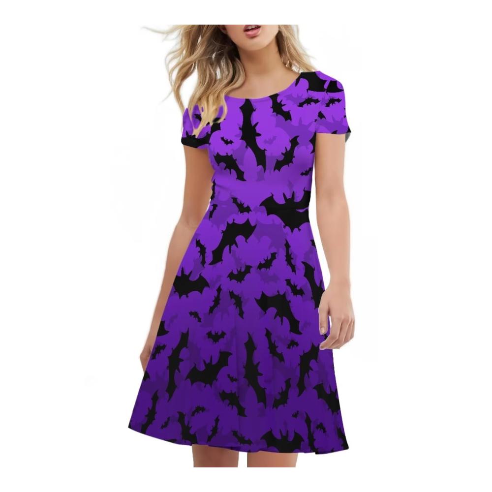 Lila Fledermaus bedrucktddd