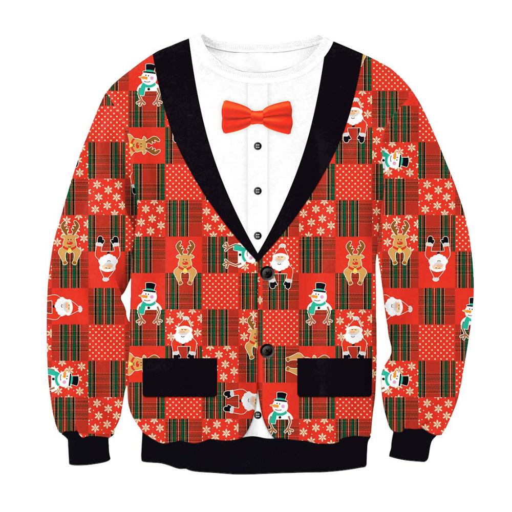 Weihnachtsmann und Rentier