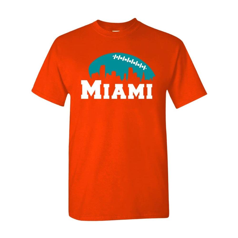 Miami - Orangefarbenes Hemd