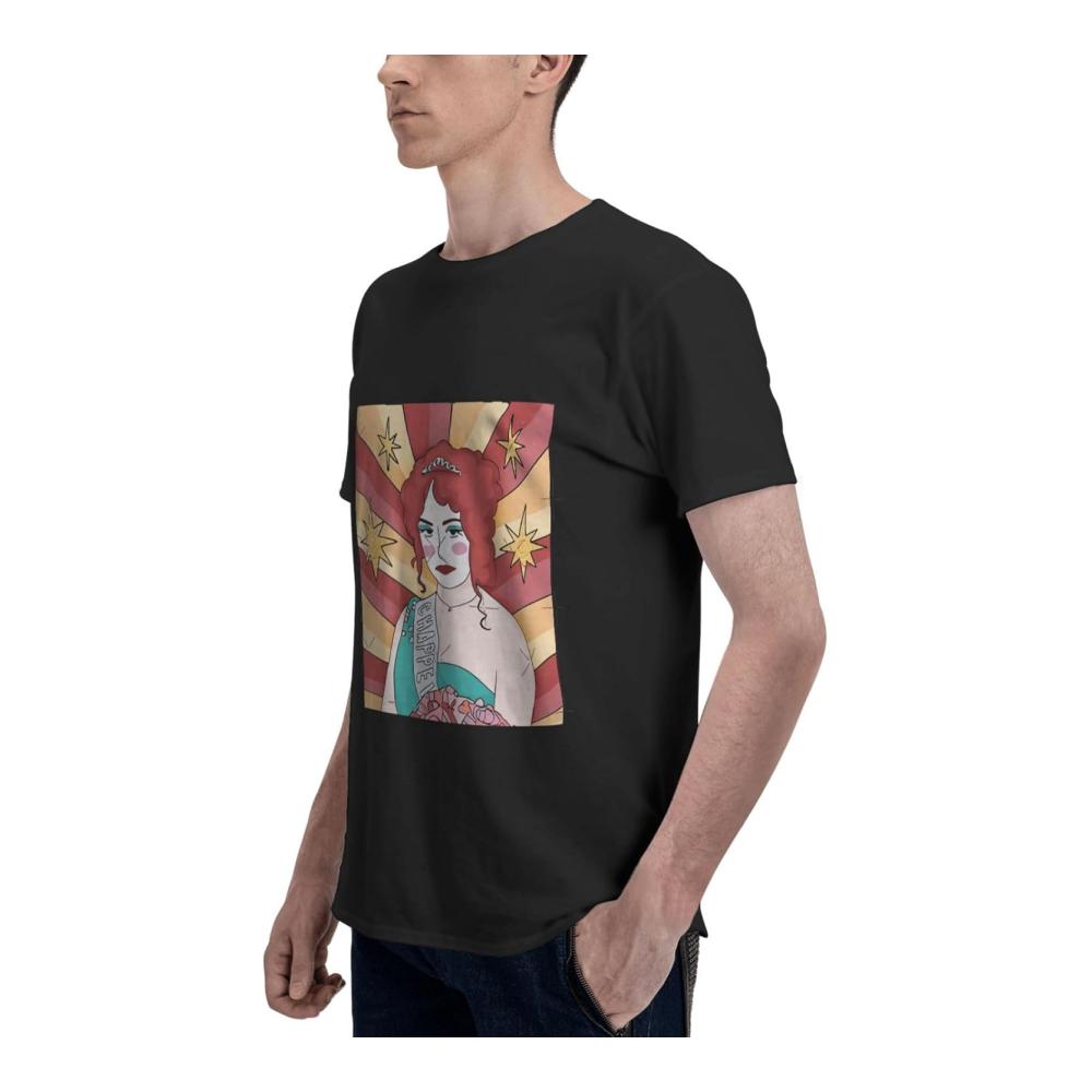 Herren Kurzarm T-Shirt Crew Neck Digitaldruck Komfortbekleidung Sommer Oberteil Casual Tee Shirt für Männer – Bild 5