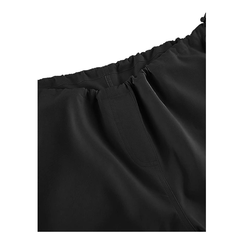 Frauen Joggerhosen elastische Y2K-Hosen weite Cargo-Hosen Parachute-Hosen Hippie-Loungehosen Frauenhosen mit Gummizug Outdoor-Hiking-Hosen bequeme Freizeithosen – Bild 4