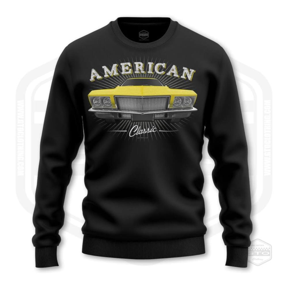 Herren 1971 Riviera Amerikanischer Luxuswagen Pullover Sweatshirt für Männer Oldtimer Auto Fan Geschenk – Bild 3