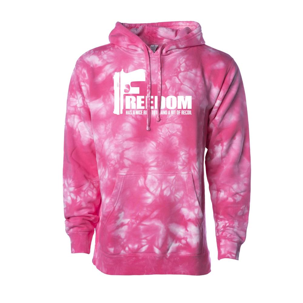 Rosa Krawattenfärbung