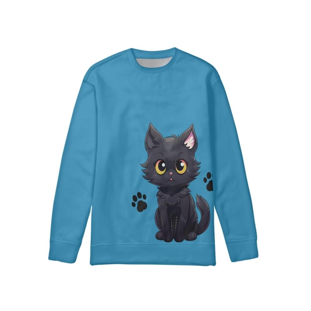 1-niedliche Katze Blau