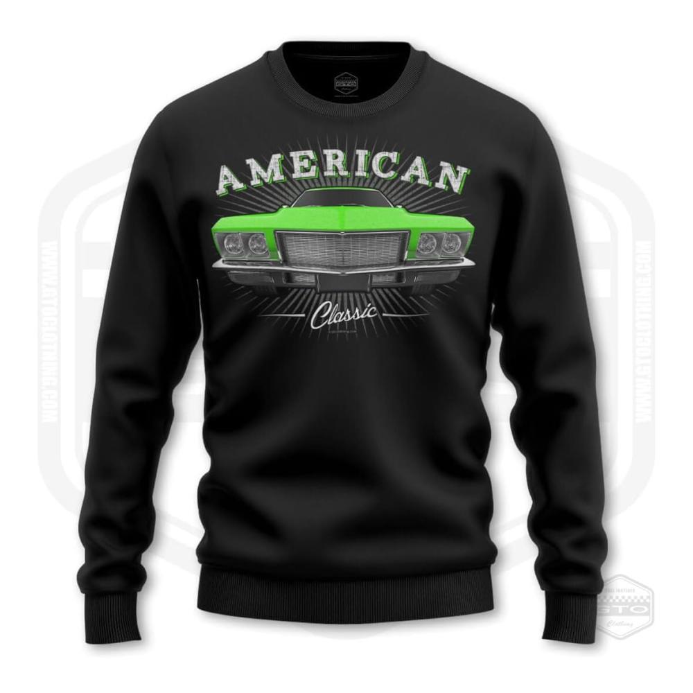Herren 1971 Riviera Amerikanischer Luxuswagen Pullover Sweatshirt für Männer Oldtimer Auto Fan Geschenk – Bild 9