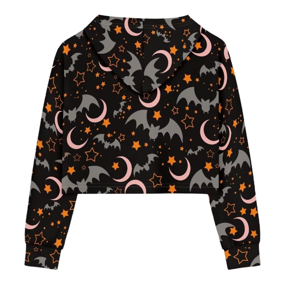 Mädchen Casual Hooded Sweatshirts Leichtgewicht Langarm Crop Tops Hoodies Größe 5-14 Jahre für Mädchen Kinder Kleidung – Bild 4