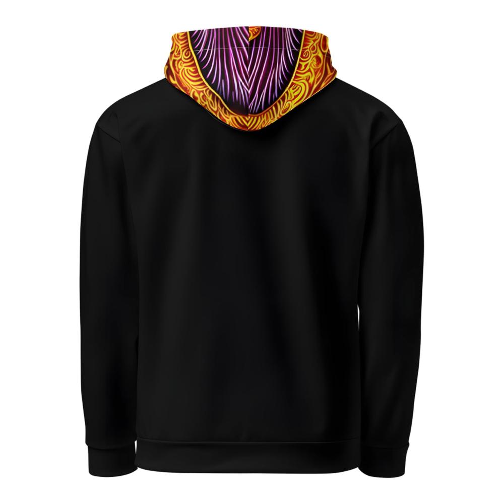 Fungus & Amongus | Unisex Hoodie | Psychedelic Cosmic Cap Motif | Ökologische umweltfreundliche weiche und coole Sweatjacke für Männer und Frauen – Bild 3