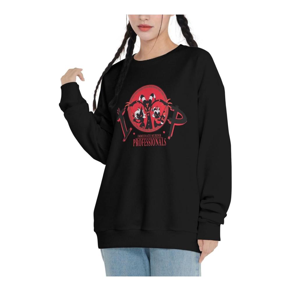 Unisex Hoodies Langarm Paar-Sweatshirt Mode Rundhalsausschnitt Pullover Jugend Oberteile Freizeitbekleidung für Männer und Frauen – Bild 2