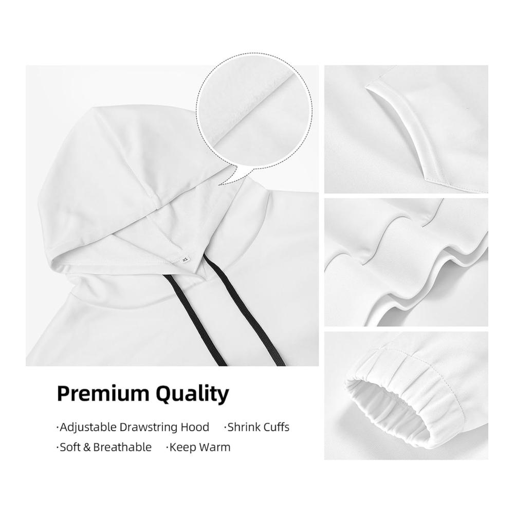 Langärmlige Herbstkleidung für Frauen und Männer Fleece-Sweatshirts mit Fisch-Motiv Kapuzenpullover Hoodies für Damen und Herren – Bild 6