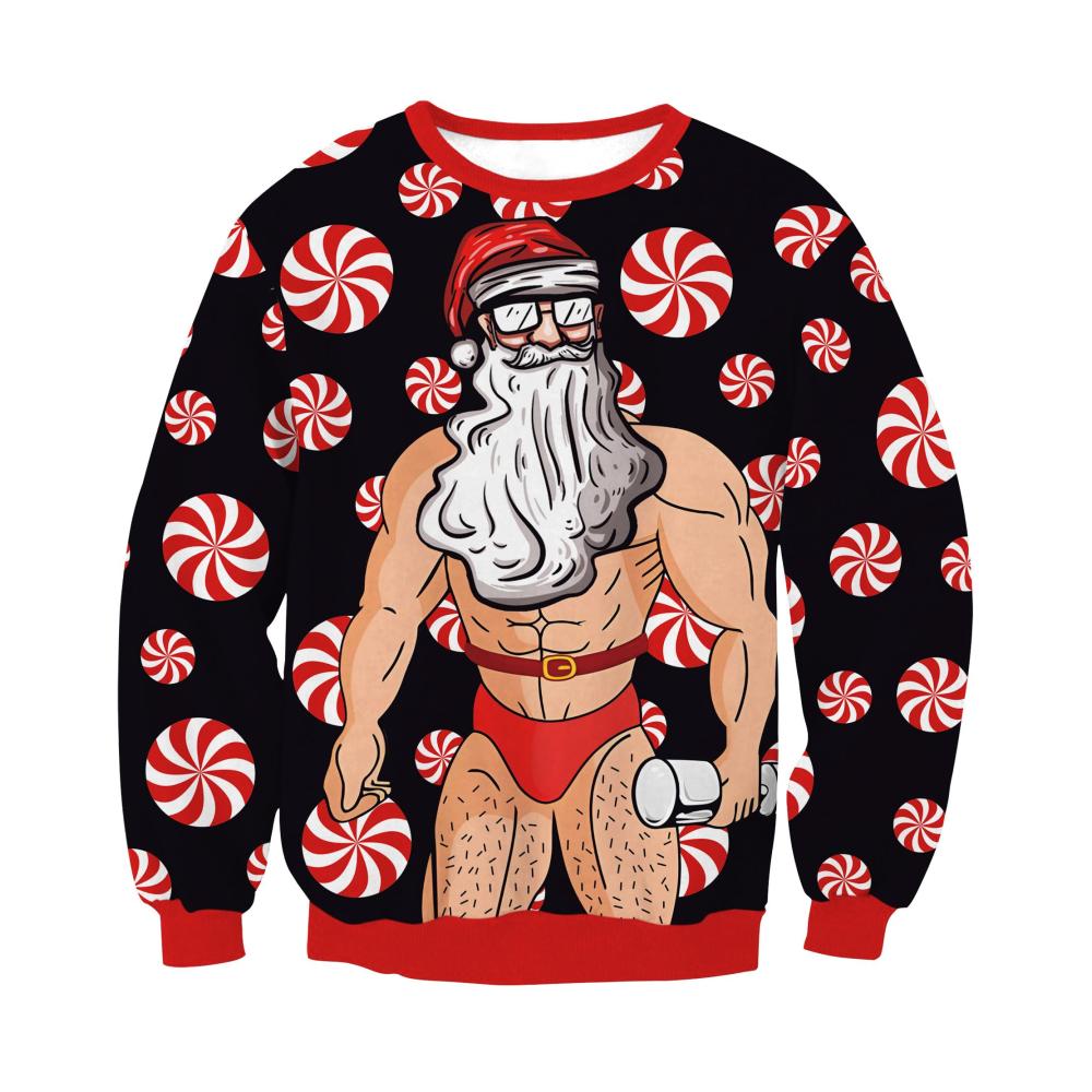 Weihnachtsmann-Fitness