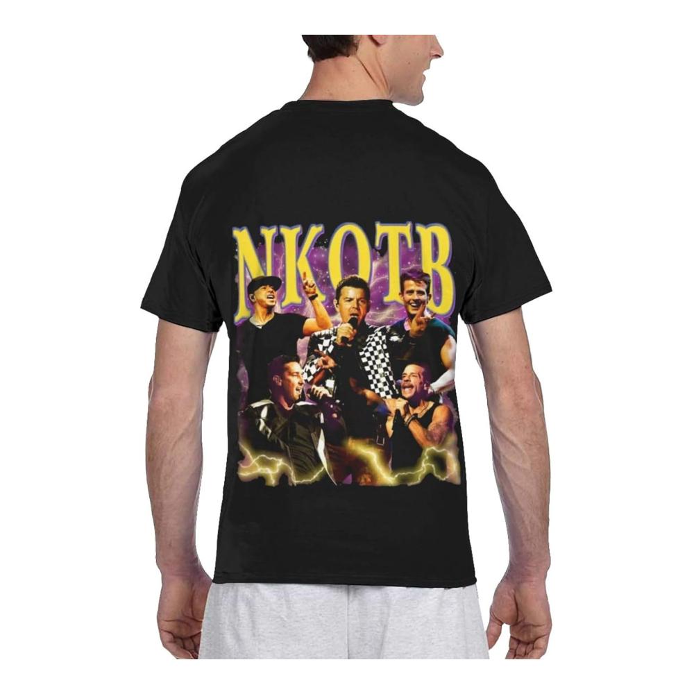 Sommer-T-Shirt für Männer New Music Kids On The Band Block Rundhals-Auschnitt Kurzarm-Oberteile Mode-Tops für Herren Sommer-Shortsleeves-T-Shirt – Bild 2