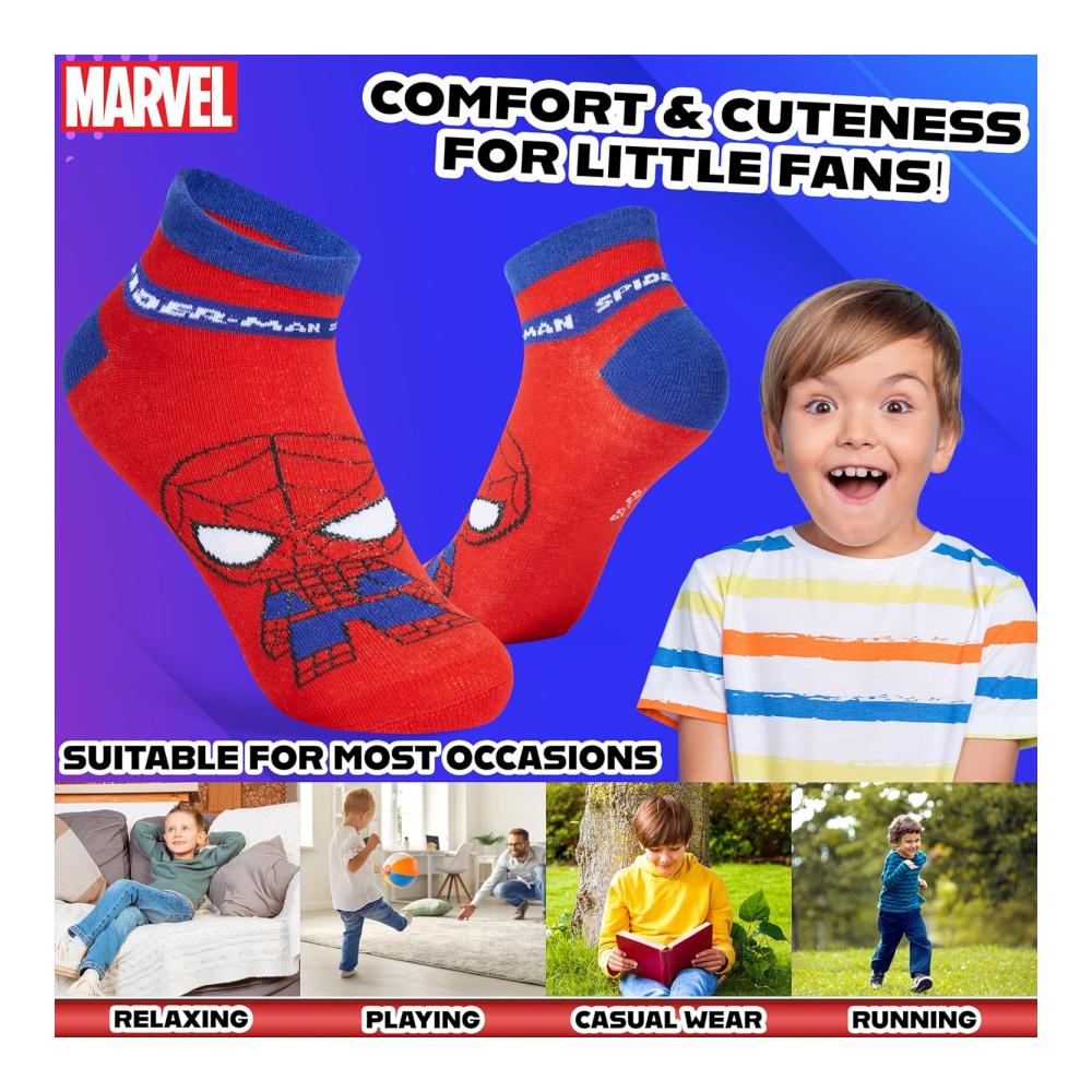 Jungen Knöchelsocken Weiche und Atmungsaktive Socken 5er-Pack Geschenke für Jungen Schuhe für Kinder Bequeme Socken für Jungen Sportsocken für Kinder – Bild 4