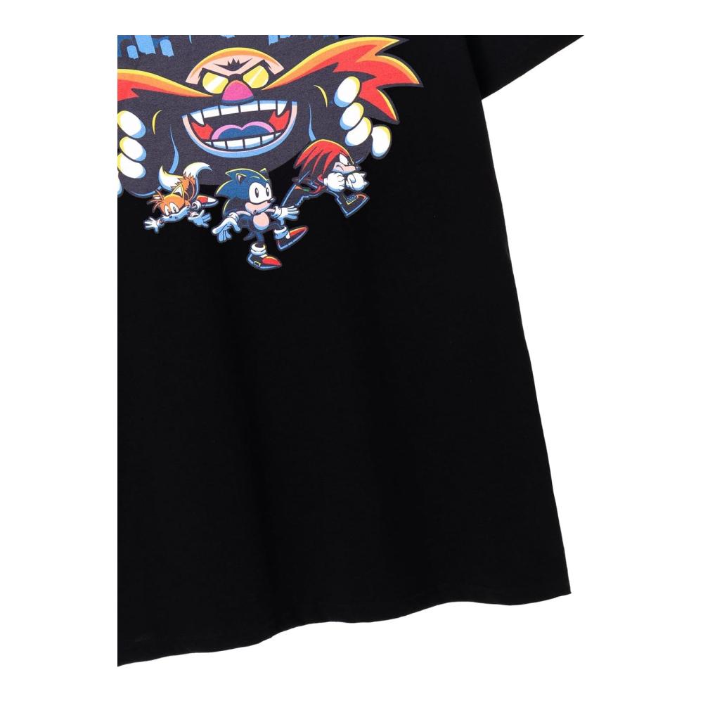 Sonic The Hedgehog Herren T-Shirt | Dr. Eggman Halloween Schwarz Kurzarm Grafik T-Shirt | Robotnik 90er Retro Spiel Merchandise | Gaming Klassiker Fanartikel – Bild 8