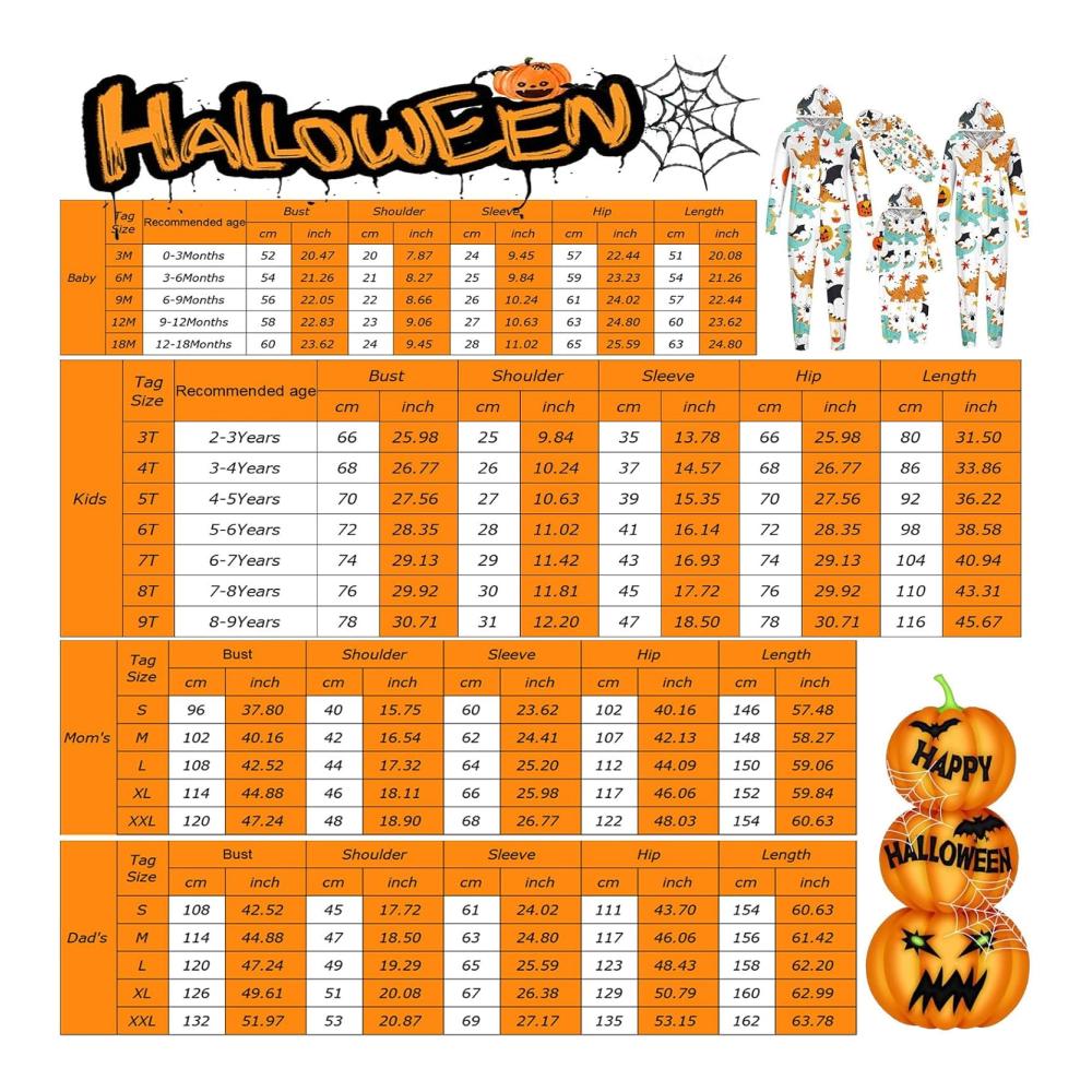 Leuchtende Skelett-Familien-Pyjamas passende Plaid-Heimjumpsuits mit Kapuze und Reißverschluss für Babys Familien-Pajamas-Set – Bild 5